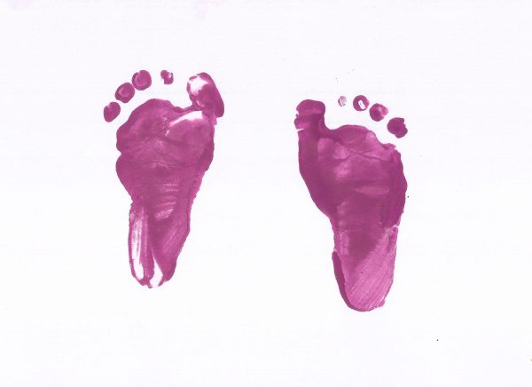 red and green human feet