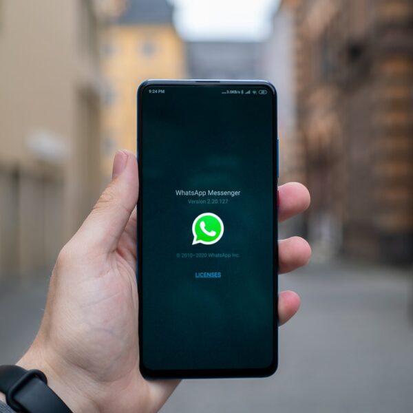 person holding black android smartphone