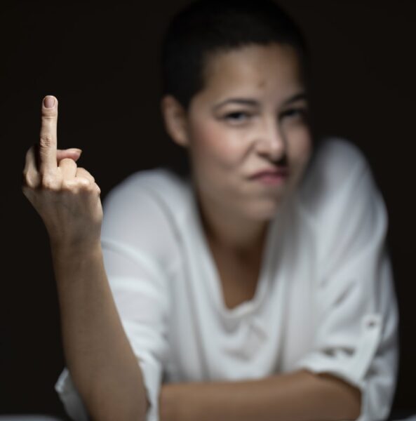 man in white polo shirt