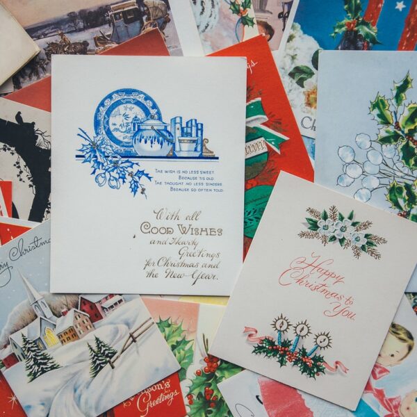 pile of greeting cards