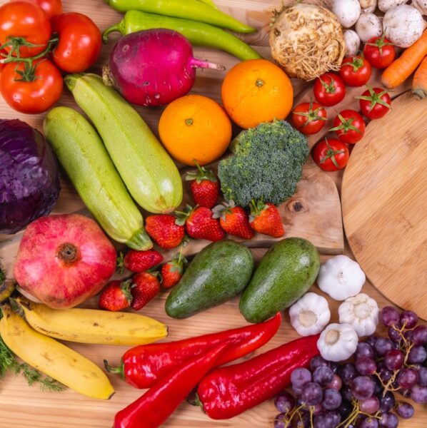 red green and yellow chili peppers and green chili peppers