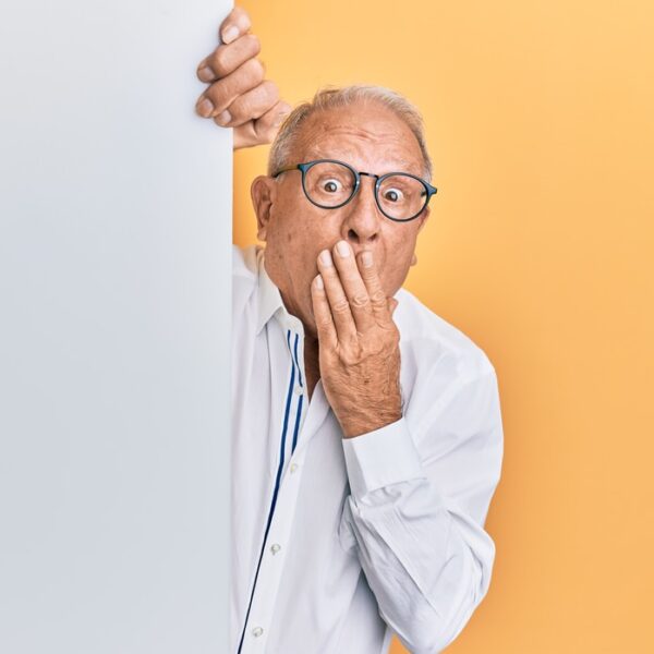man in white dress shirt wearing black framed eyeglasses